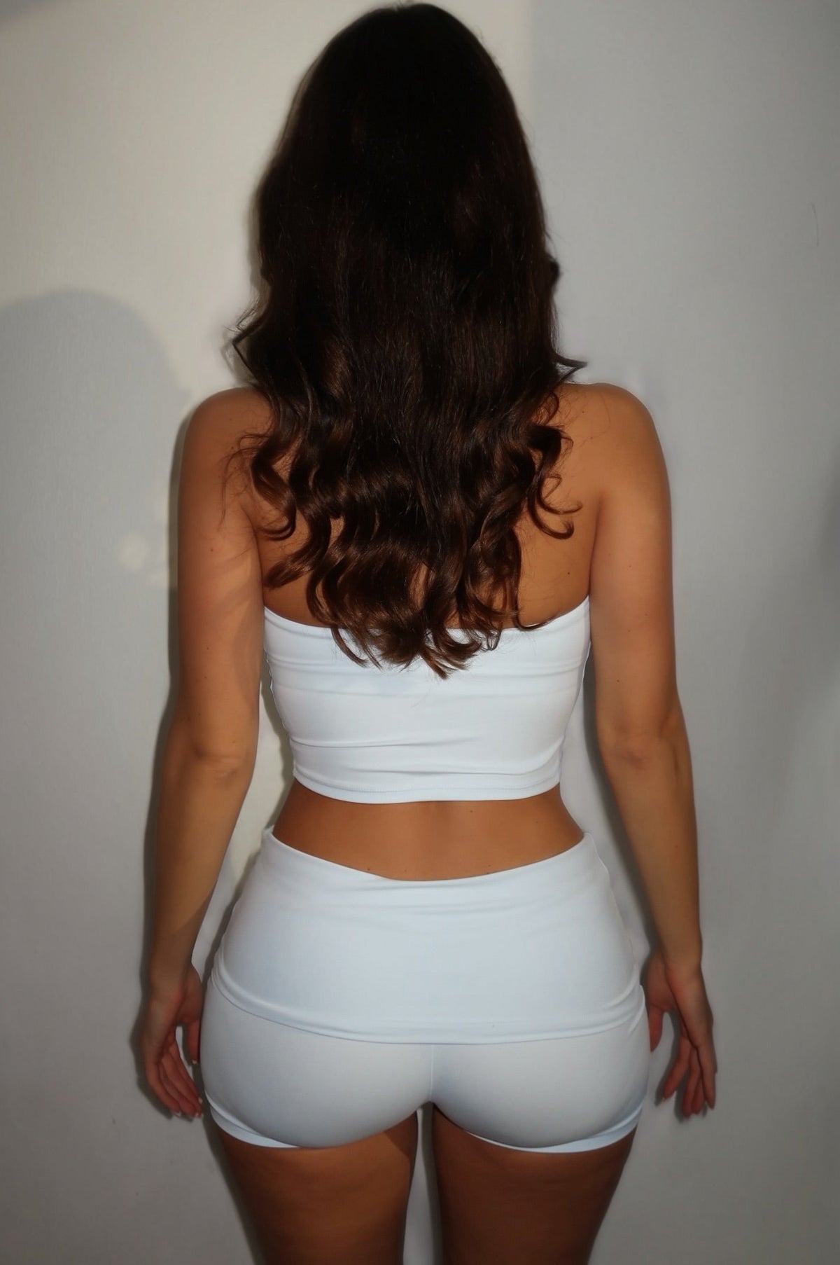 Blue Muse Sculpted Foldover Shorts