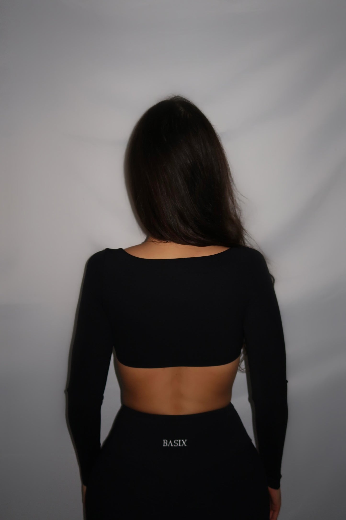 Blackberry Long Sleeve Crop Top