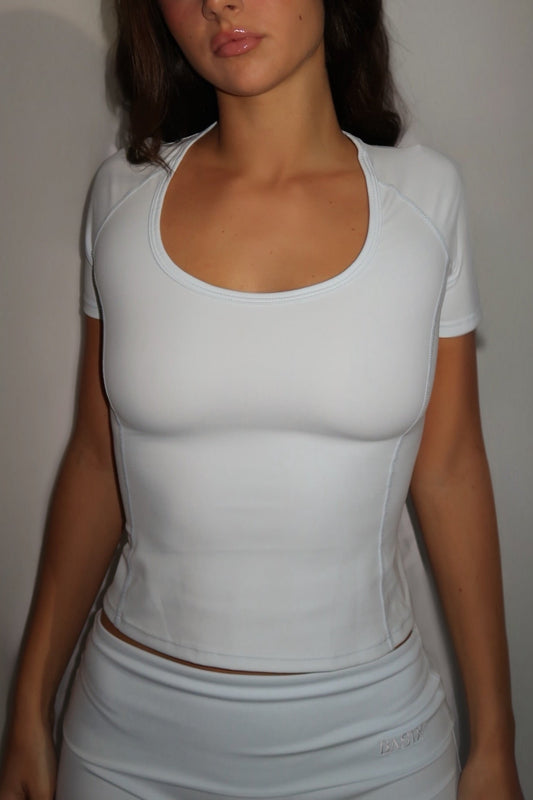 Blue Muse Scoop-Neck T-Shirt
